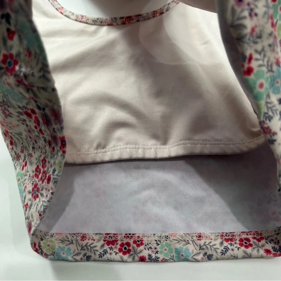 Evolution & creation athletic set Crop top racerback legging Snow Garden Floral - Picture 10 of 16